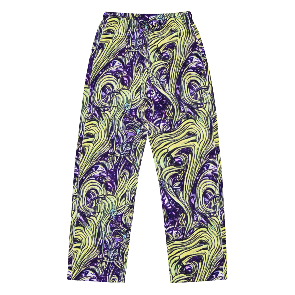 Acid Foliage on Women's Pajama Pants — Front