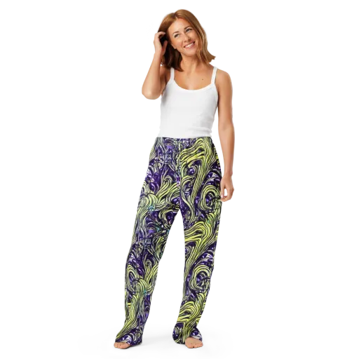 Acid Foliage on a Women's Pajama Pants