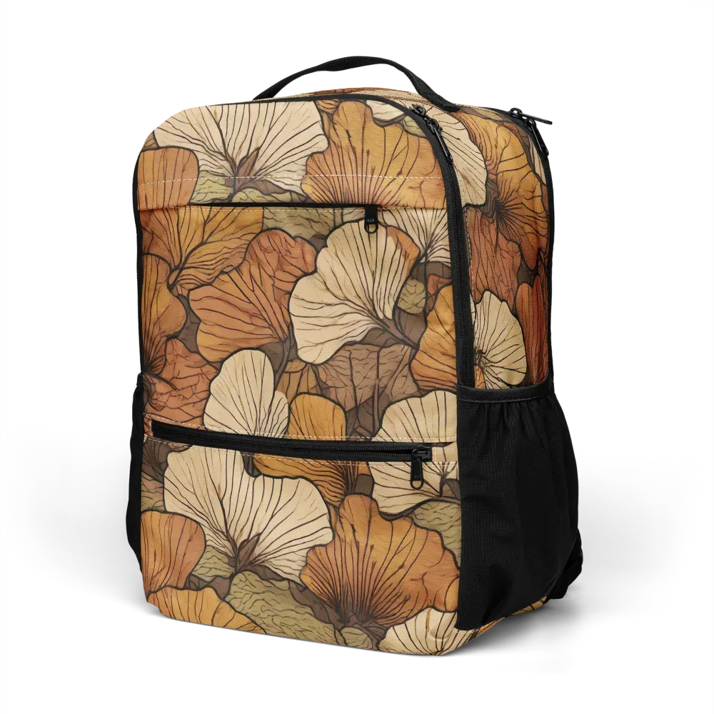 Amber Petal Atlas on Utility Backpack — Left Front