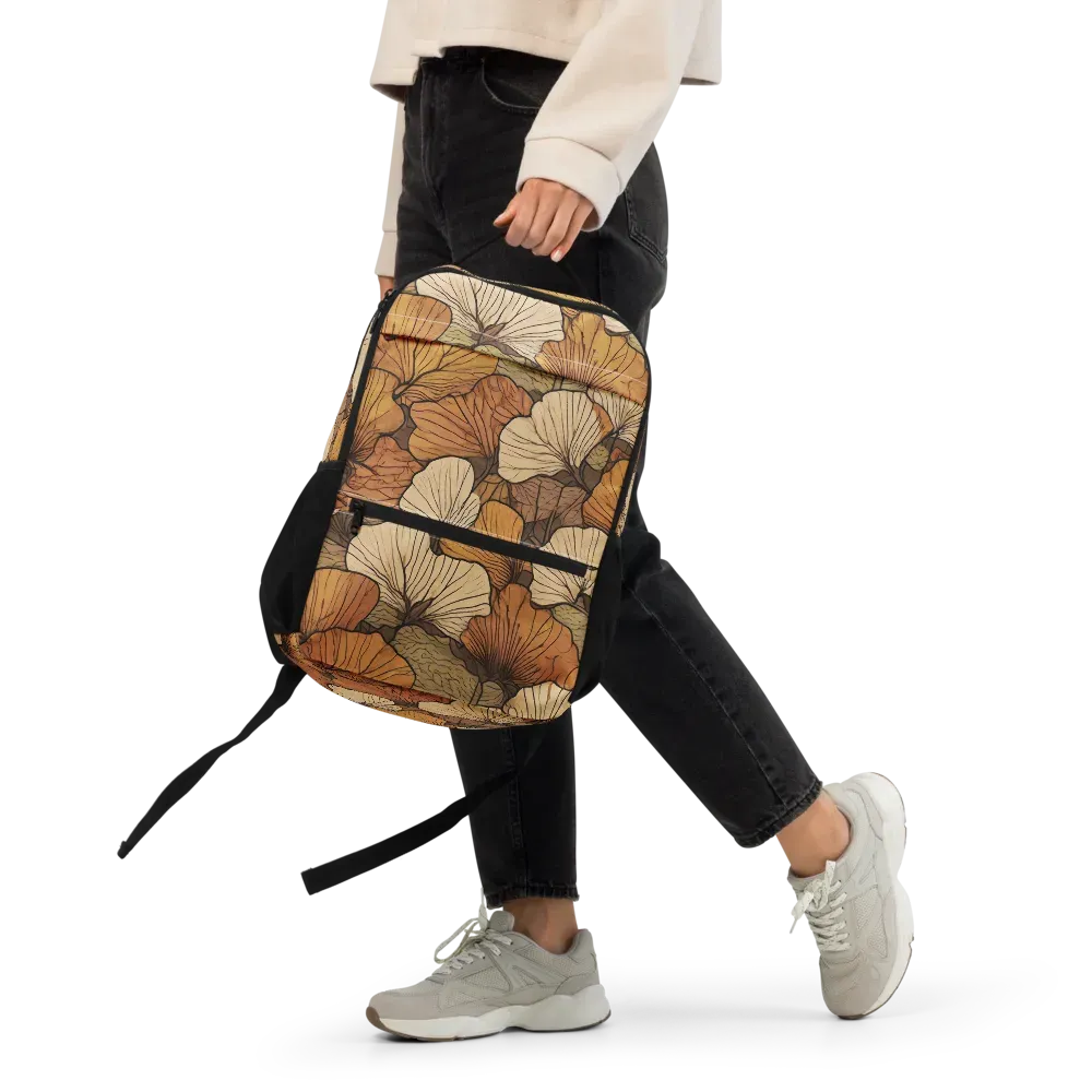 Amber Petal Atlas on Utility Backpack — Front