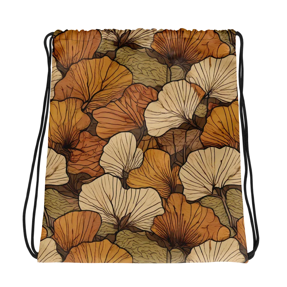 Amber Petal Atlas on Drawstring Bag — Photo