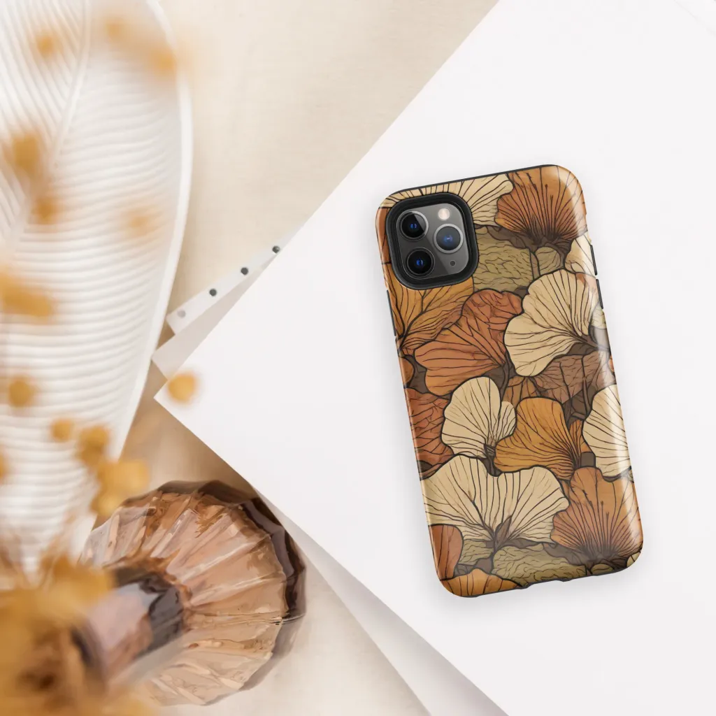 Amber Petal Atlas on Tough Case for iPhone® — Front