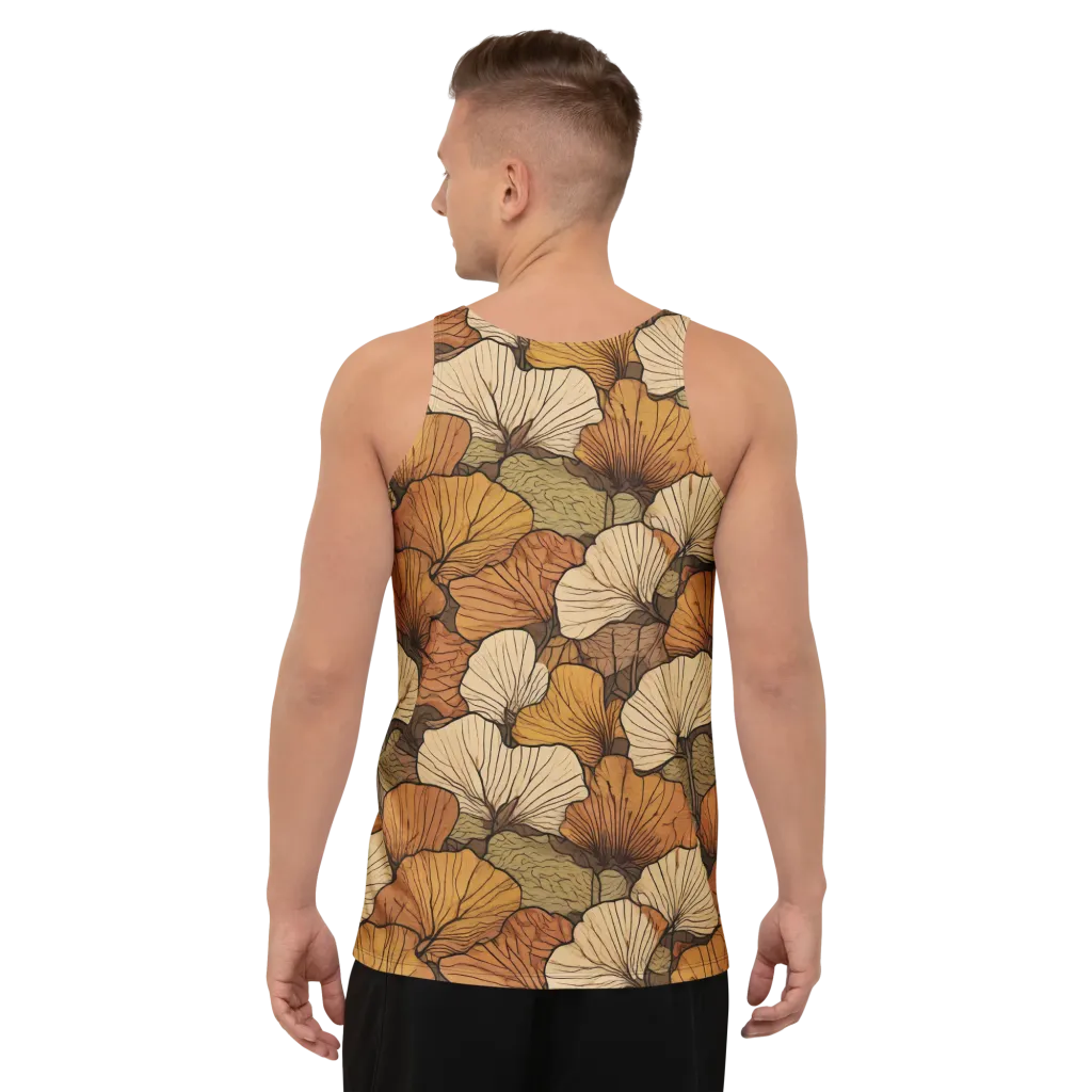 Amber Petal Atlas on Men's Tank Top — Back