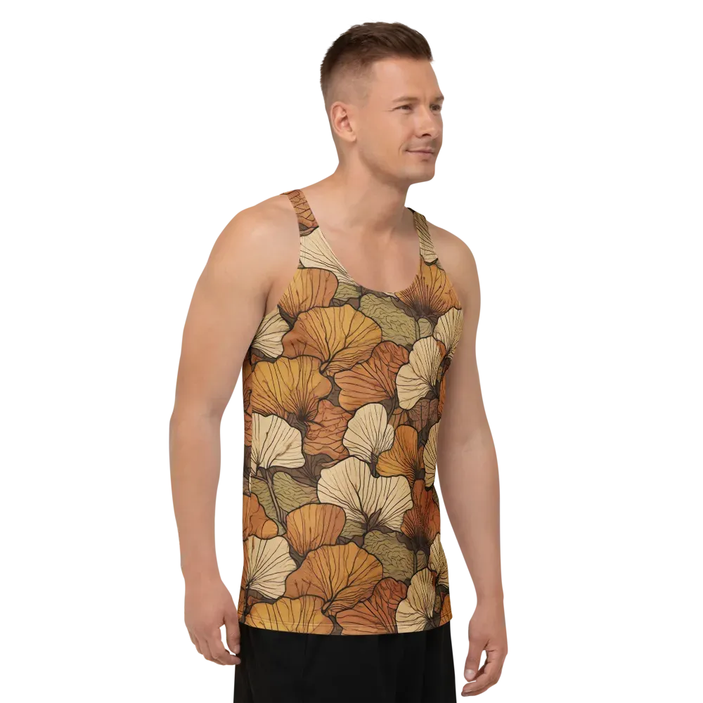 Amber Petal Atlas on Men's Tank Top — Right Front