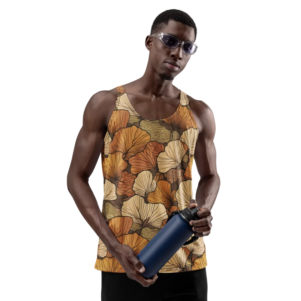 Amber Petal Atlas on Men's Tank Top — Front