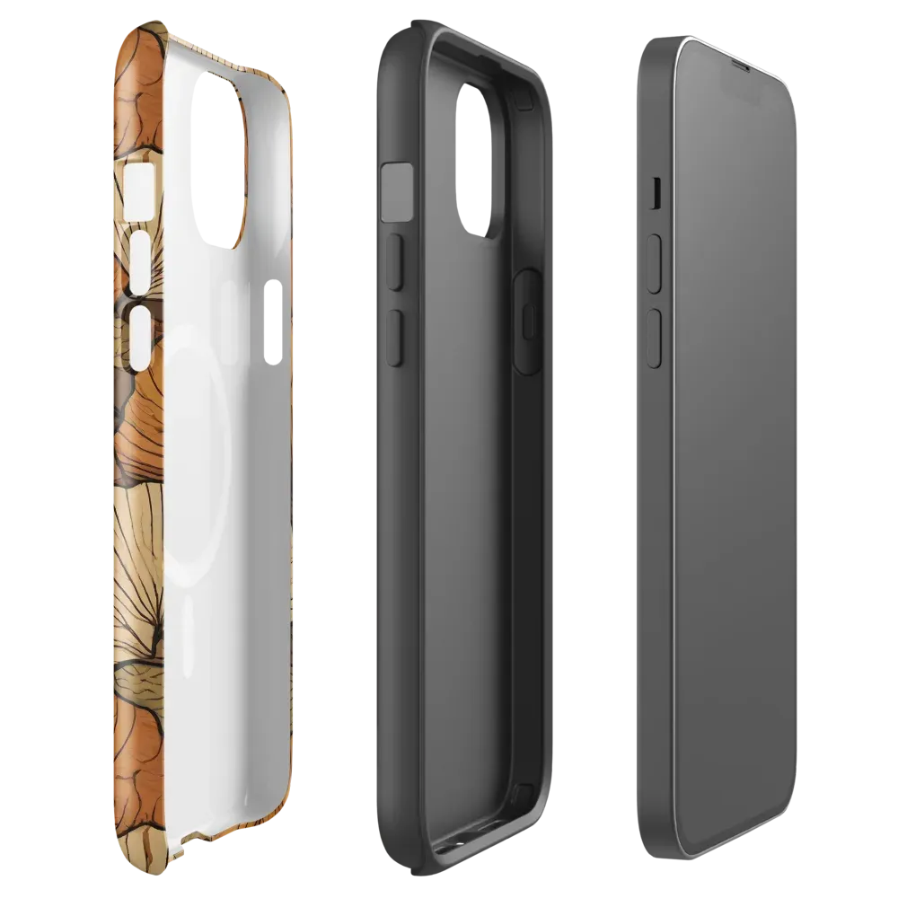 Amber Petal Atlas on MagSafe Tough Case for iPhone® — Front