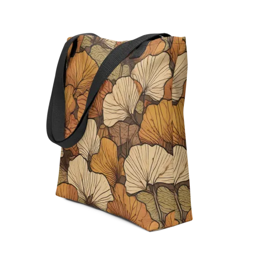 Amber Petal Atlas on a Tote Bag