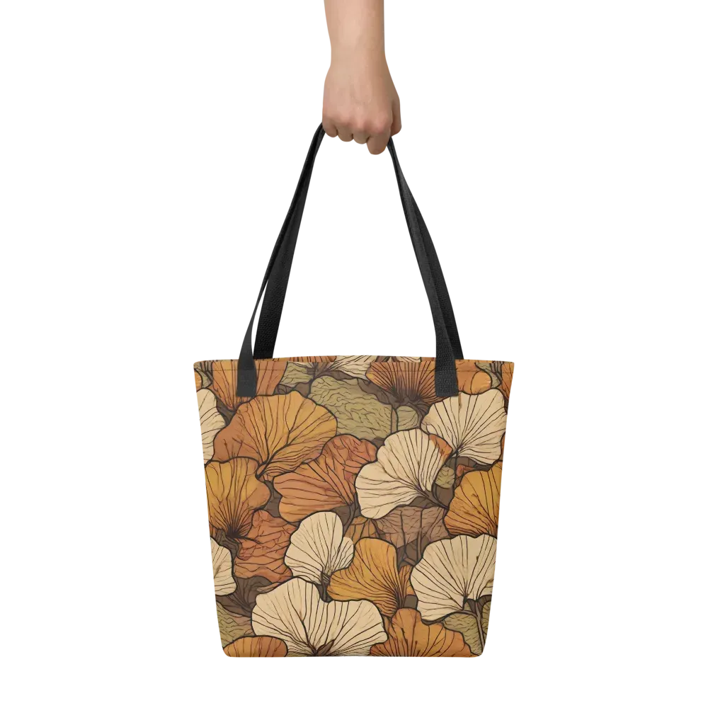 Amber Petal Atlas on Tote Bag — Front
