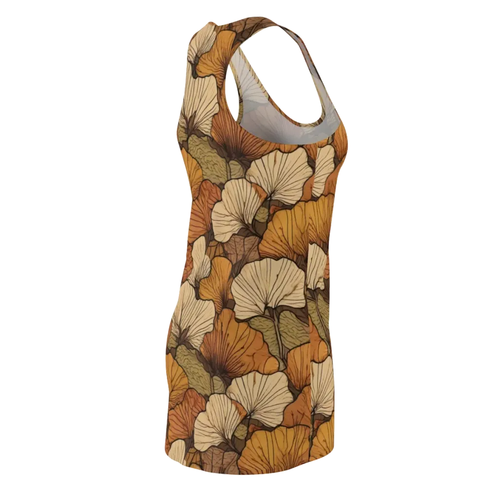 Amber Petal Atlas on Racerback Dress — Back Side