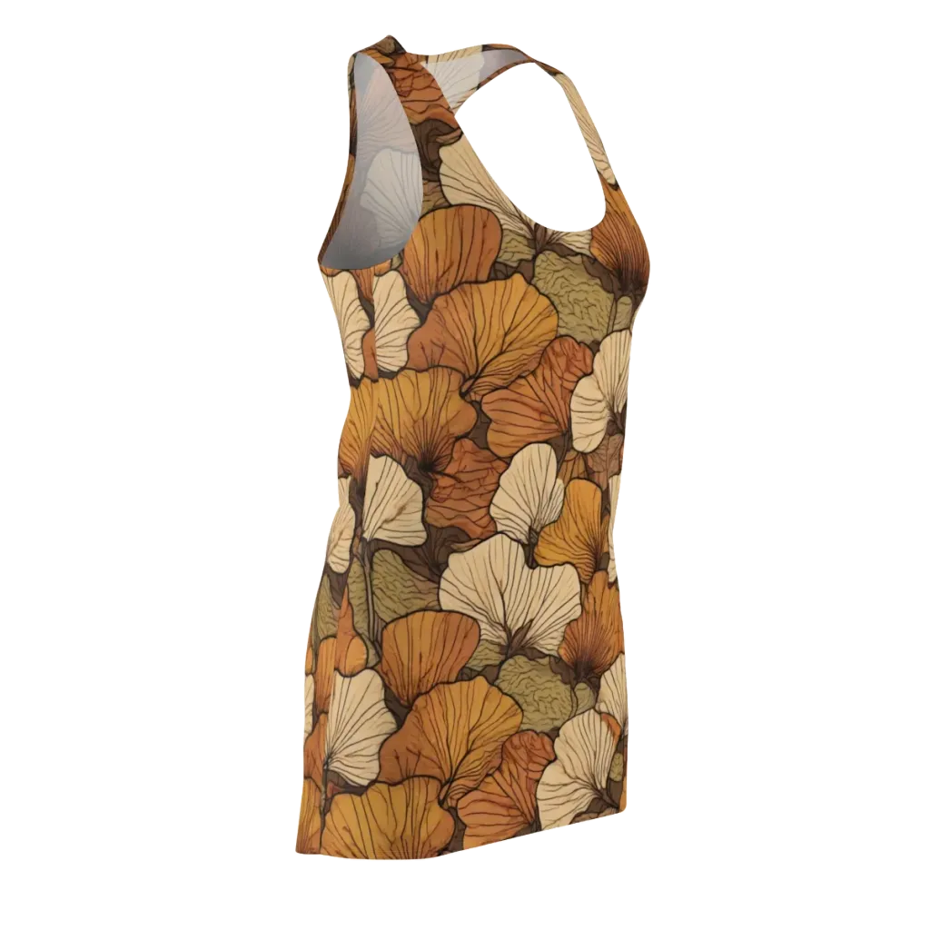 Amber Petal Atlas on Racerback Dress — Front Side