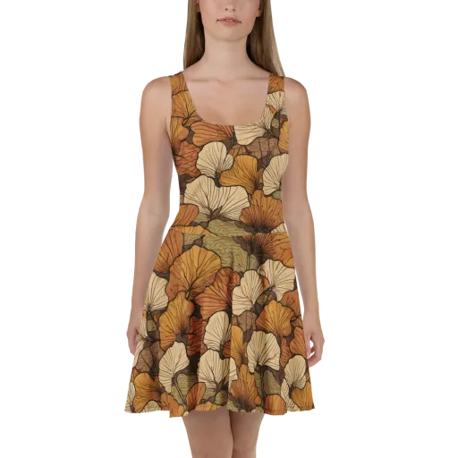 Amber Petal Atlas on a Skater Dress