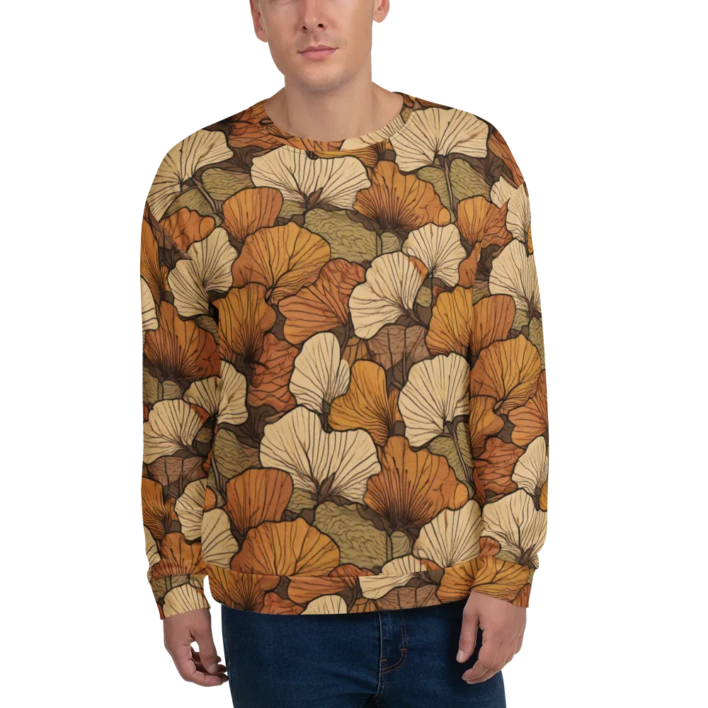 Amber Petal Atlas on Sweatshirt — Front