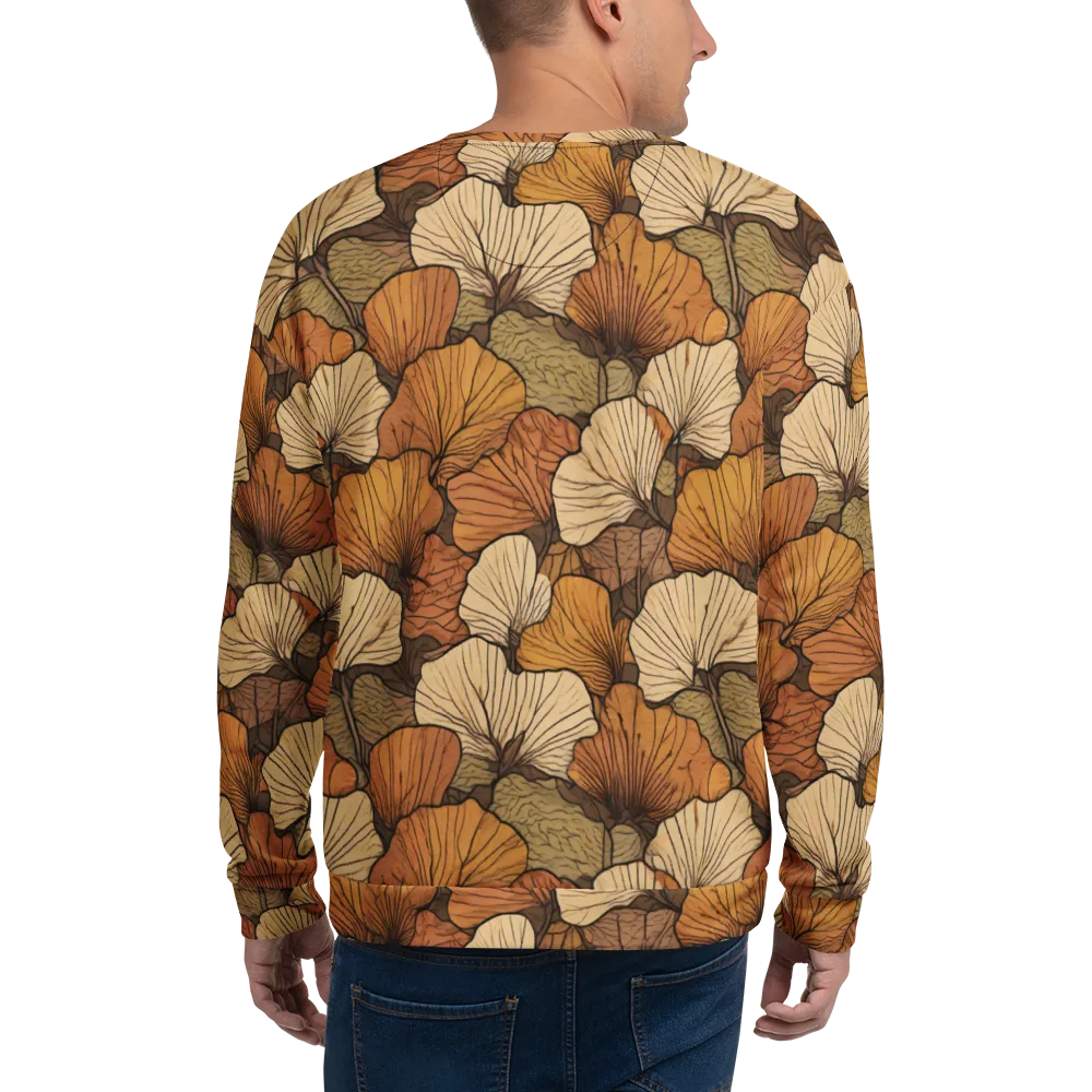 Amber Petal Atlas on Sweatshirt — Back