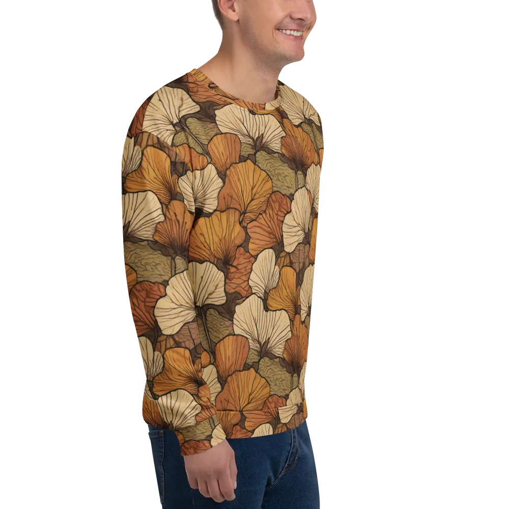 Amber Petal Atlas on Sweatshirt — Right Front