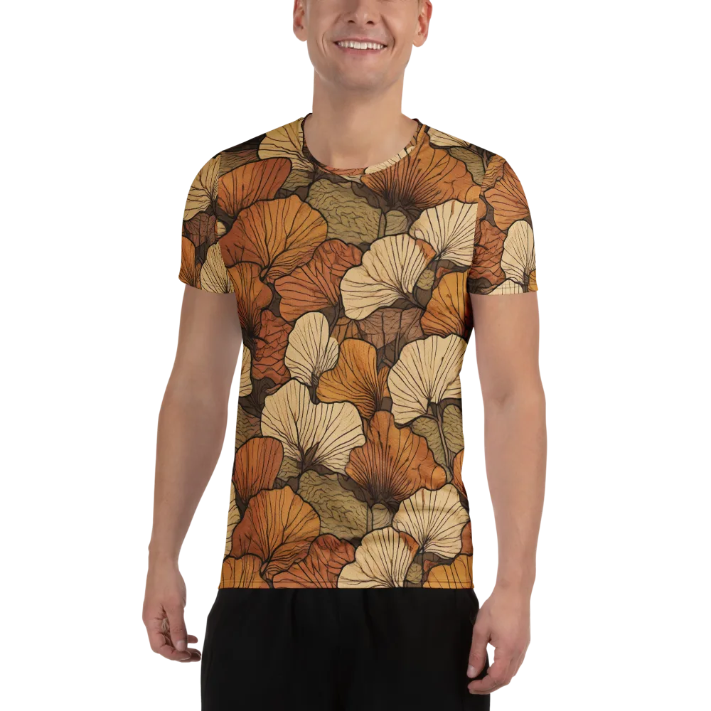 Amber Petal Atlas on Men's Athletic T-Shirt — Front
