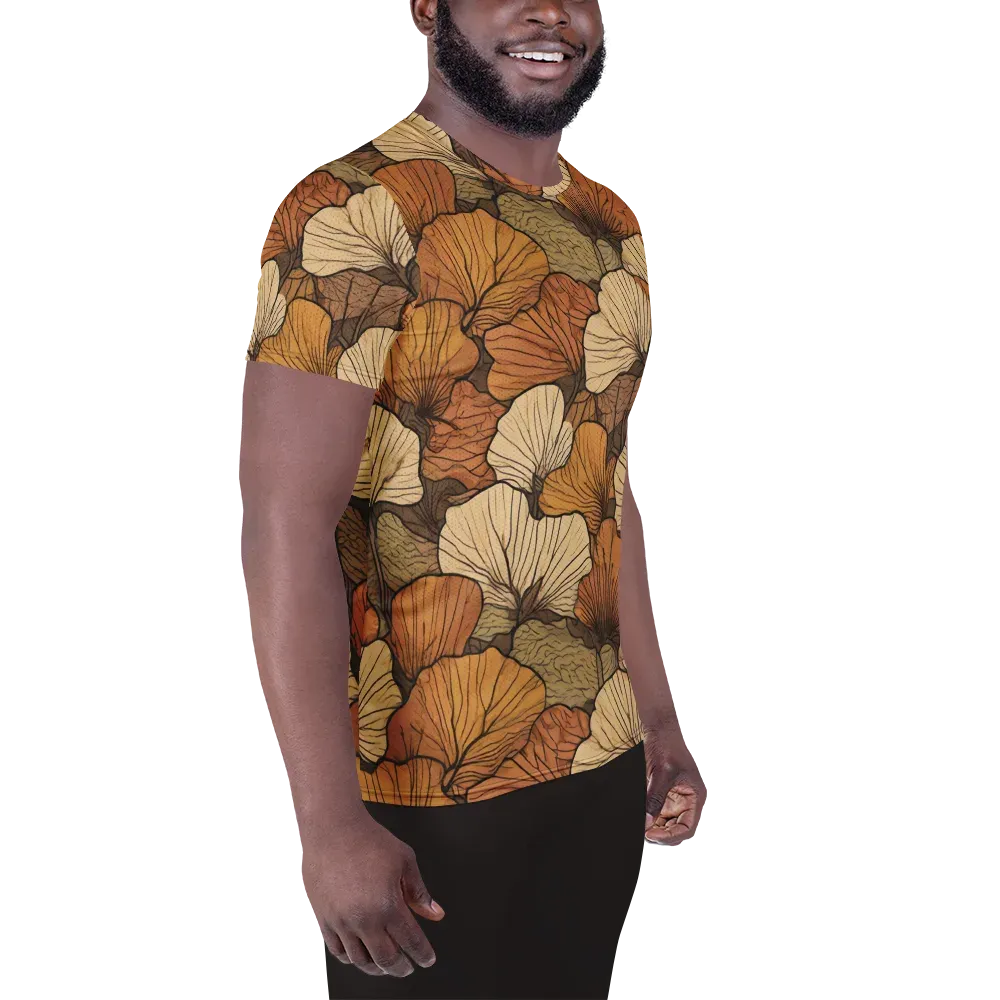 Amber Petal Atlas on Men's Athletic T-Shirt — Right