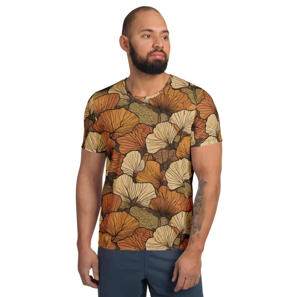 Amber Petal Atlas on Men's Athletic T-Shirt — Front