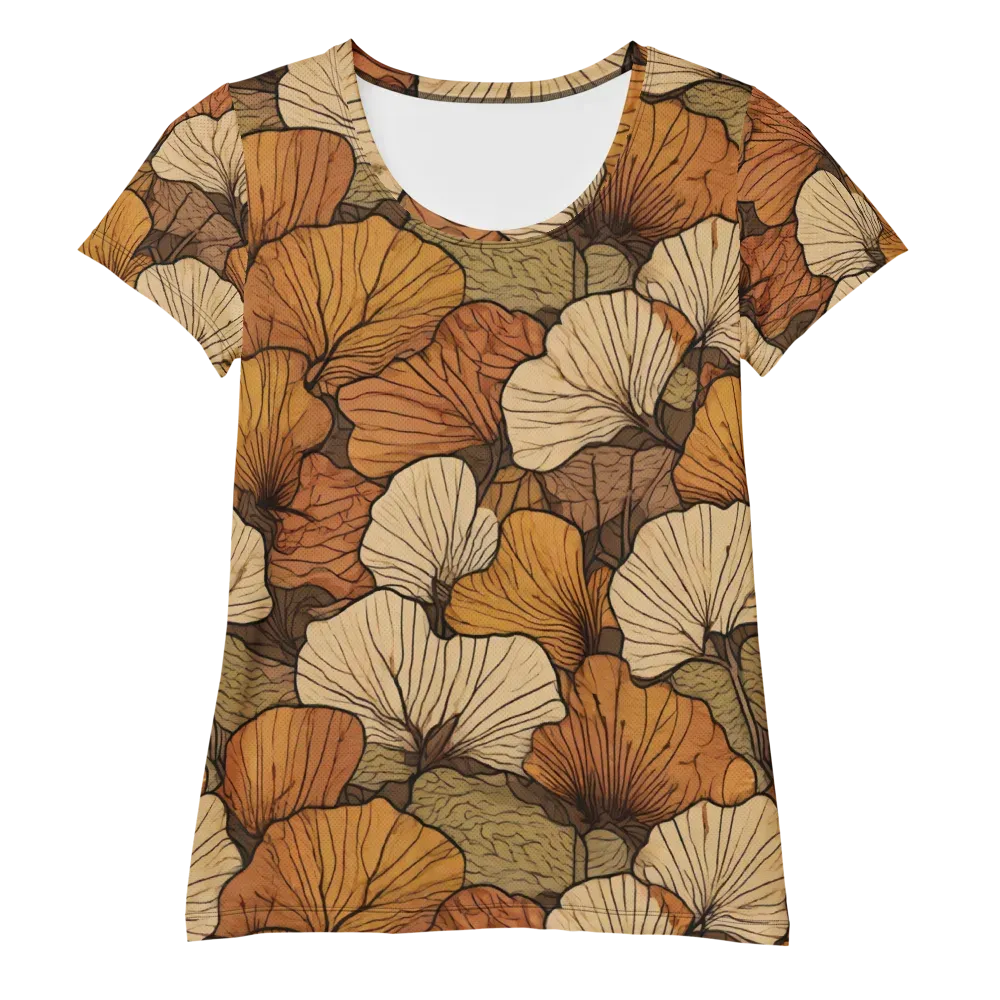 Amber Petal Atlas on Women's Athletic T-Shirt — Front