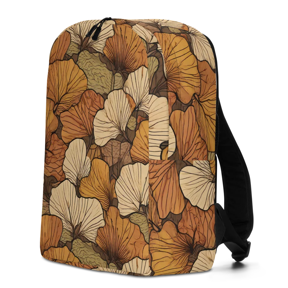 Amber Petal Atlas on Minimalist Backpack — Left