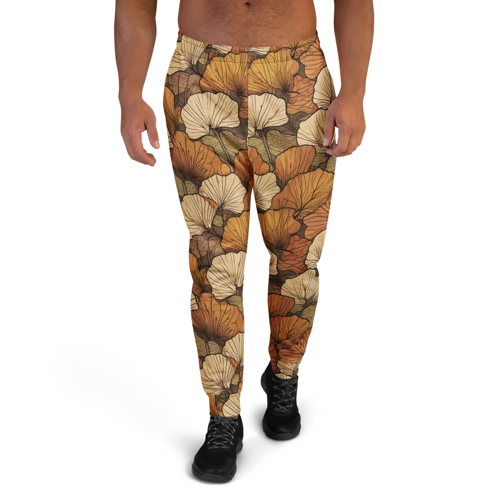 Amber Petal Atlas on Men's Joggers — Front