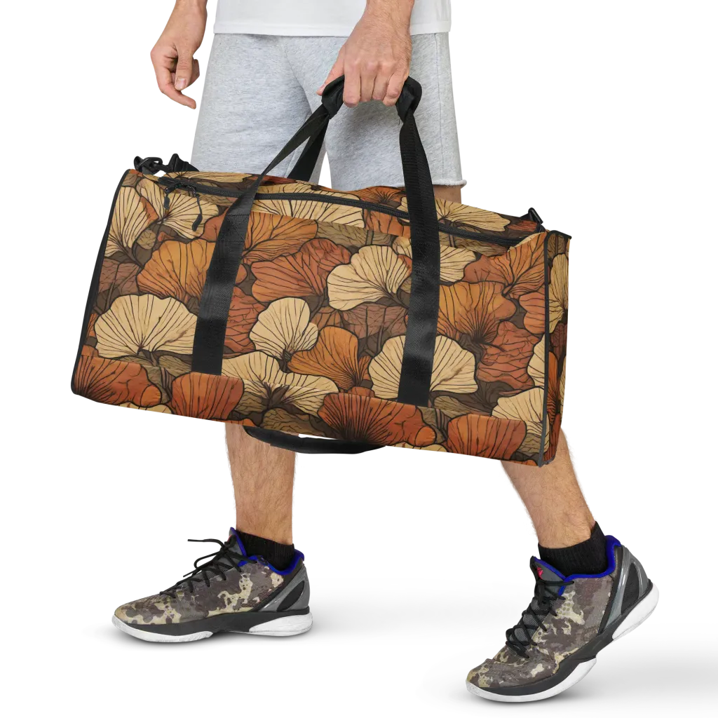 Amber Petal Atlas on Duffle Bag — Front