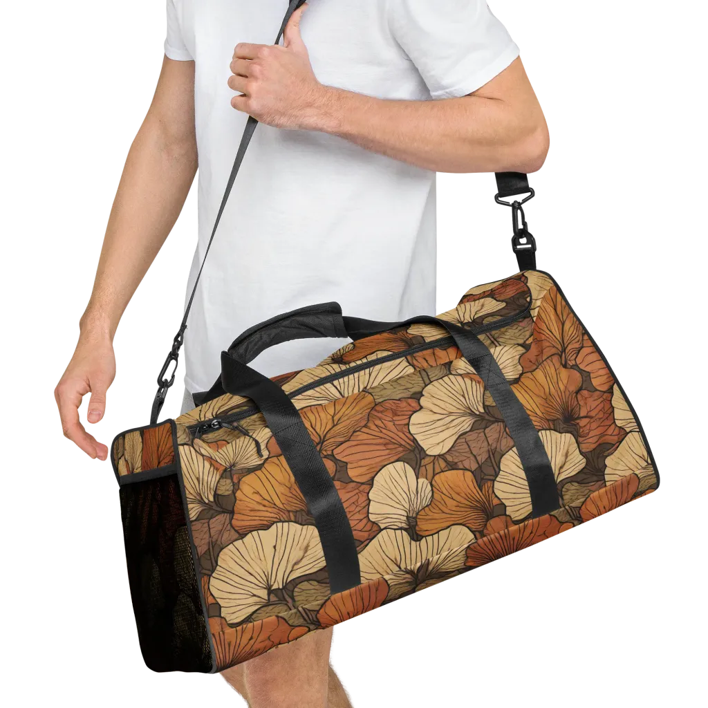 Amber Petal Atlas on Duffle Bag — Right Front