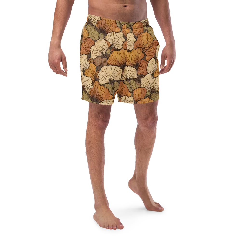 Amber Petal Atlas on Swim Trunks — Front