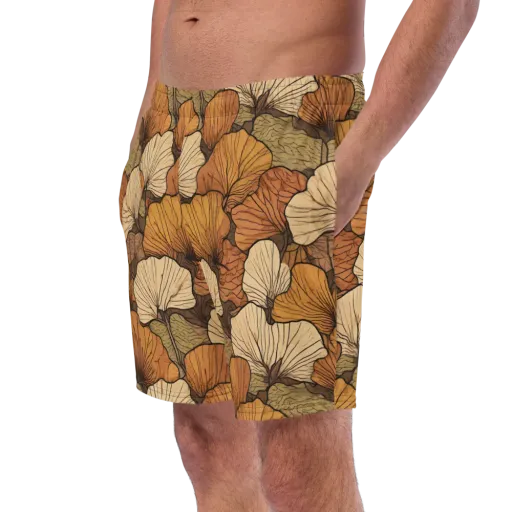 Amber Petal Atlas on a Swim Trunks