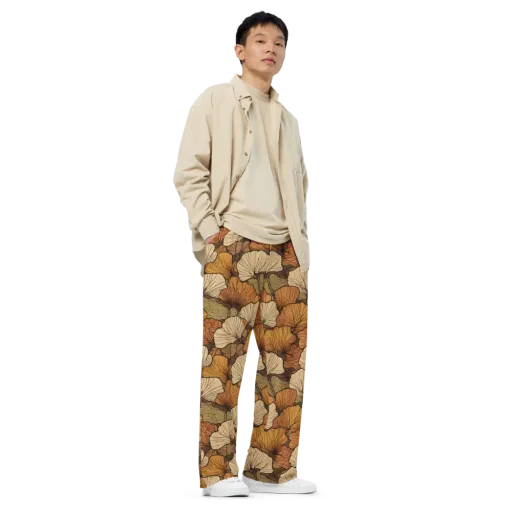 Amber Petal Atlas on a Wide-Leg Pants