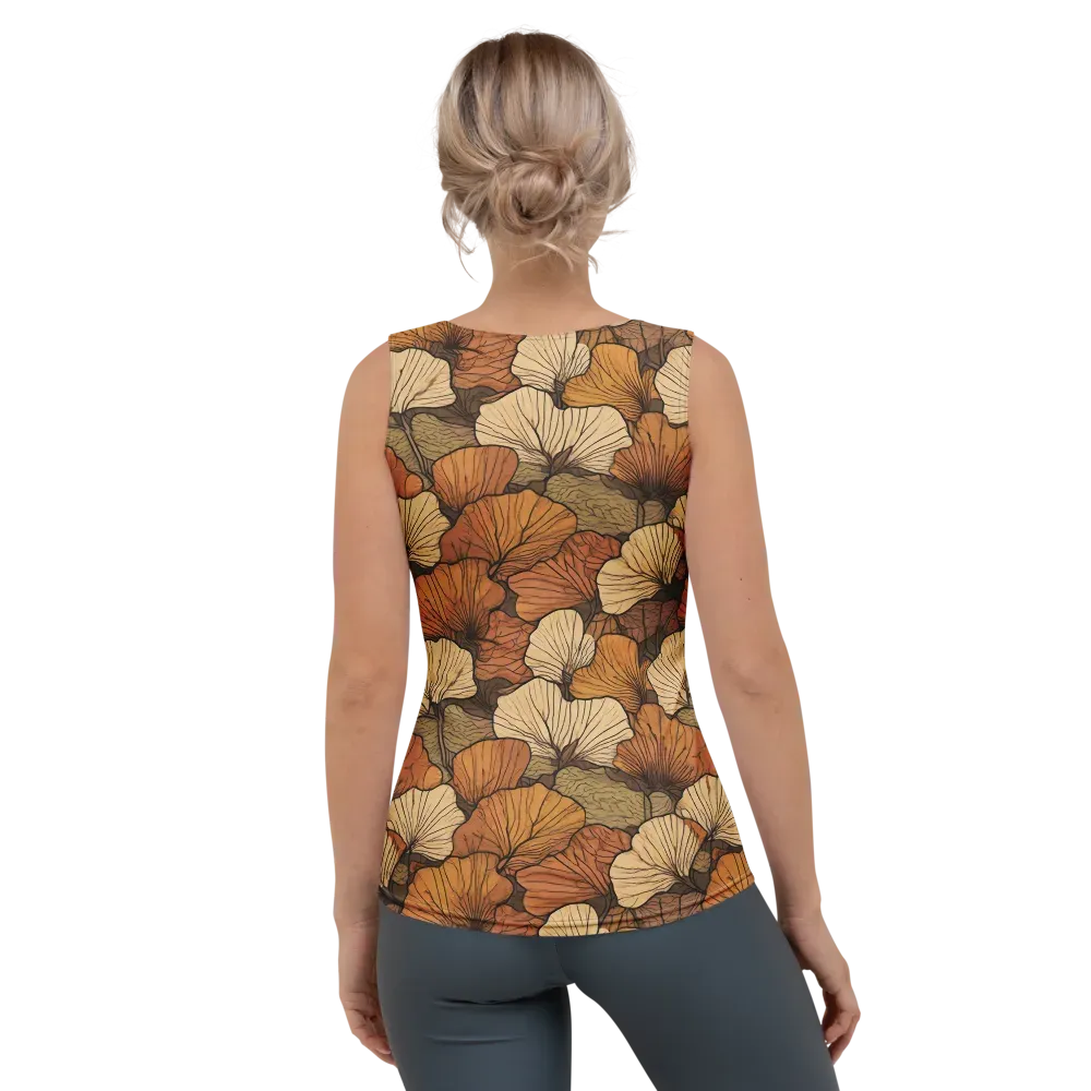 Amber Petal Atlas on Women's Tank Top — Back
