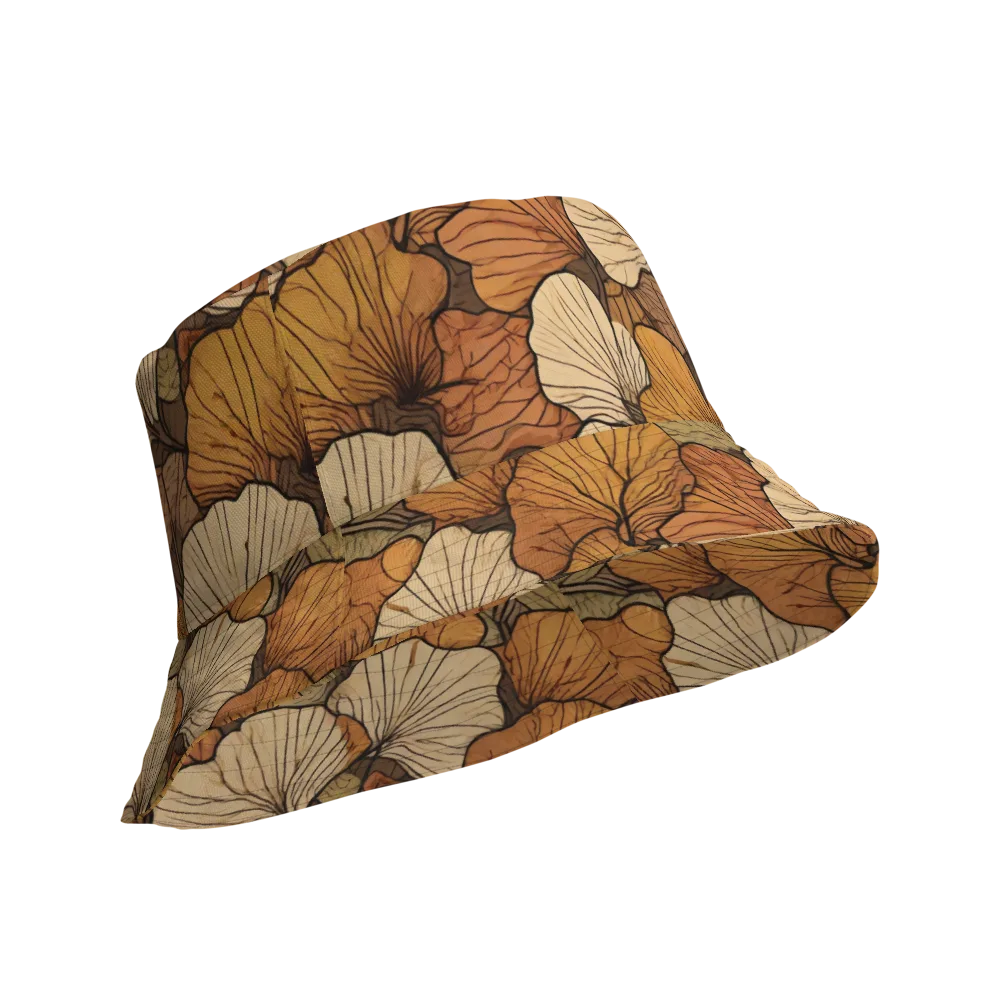Amber Petal Atlas on Reversible Bucket Hat — Product details Outside