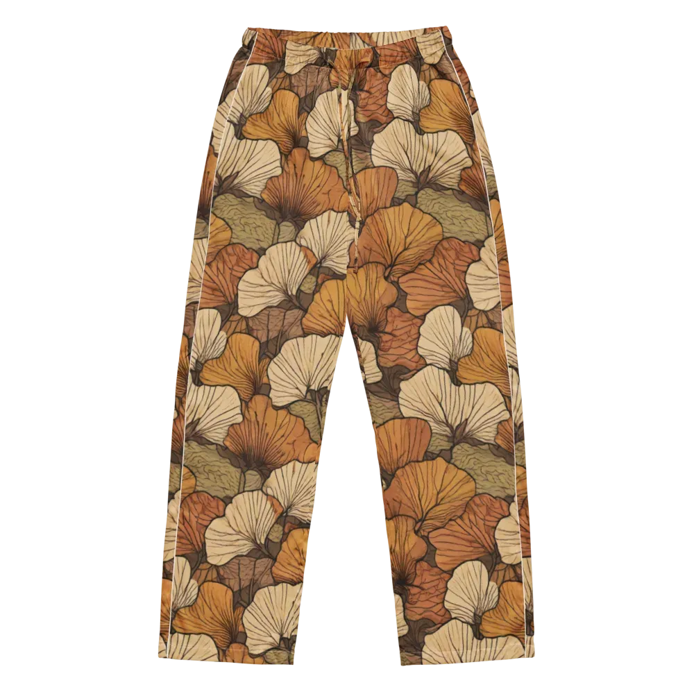 Amber Petal Atlas on Women's Pajama Pants — Front