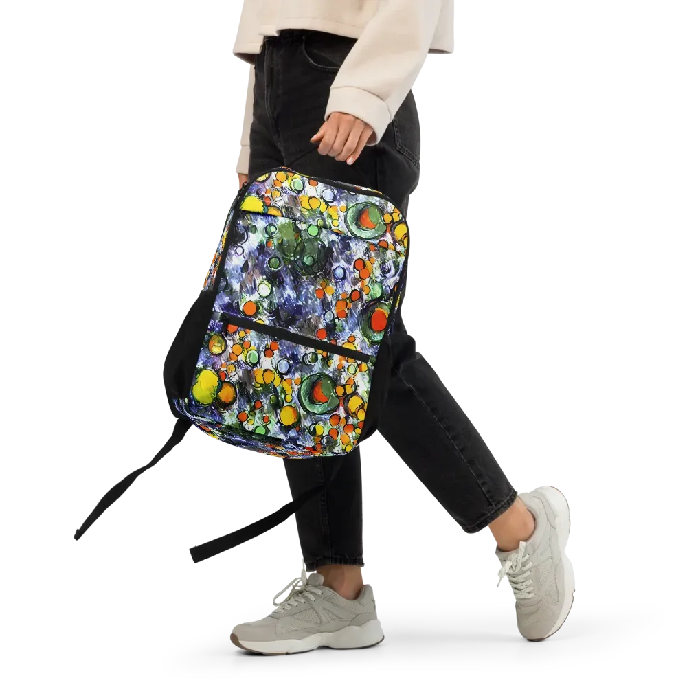 Neon Still Life on Utility Backpack — Front