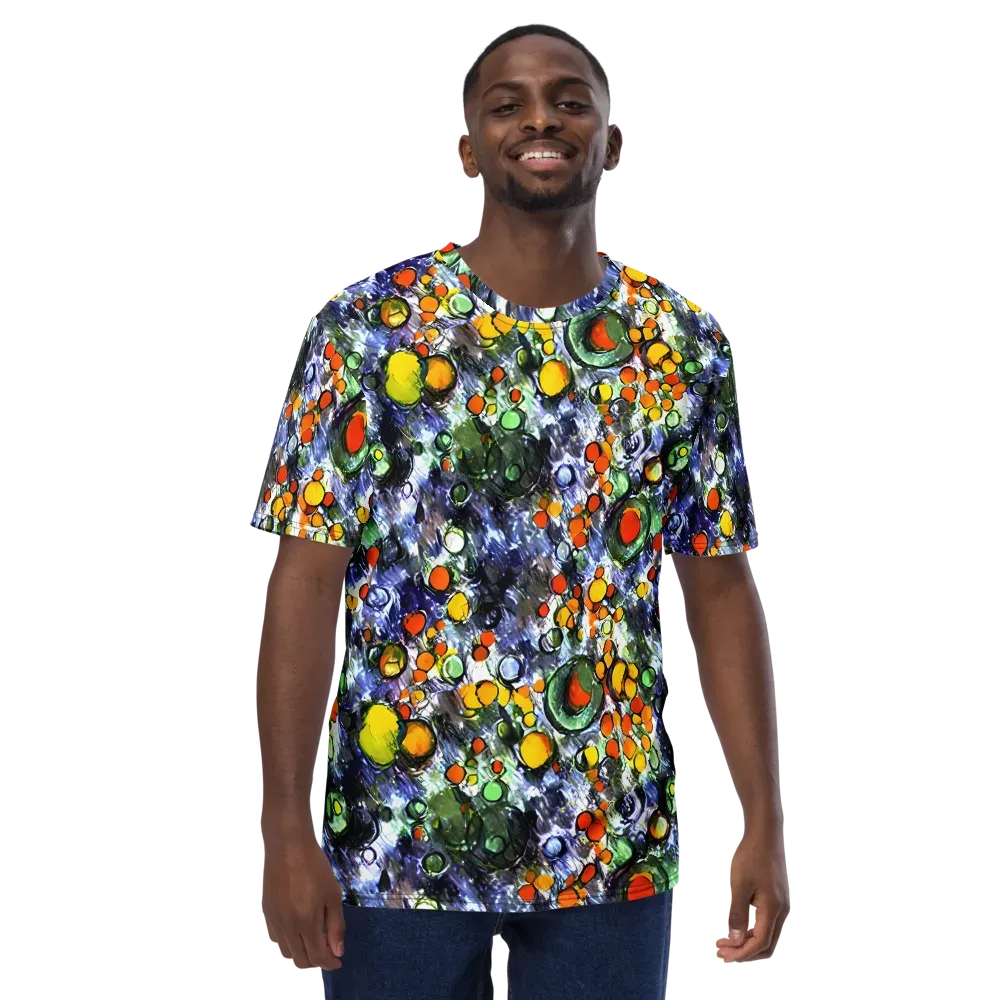 Neon Still Life on Men's Crew Neck T-Shirt — Front