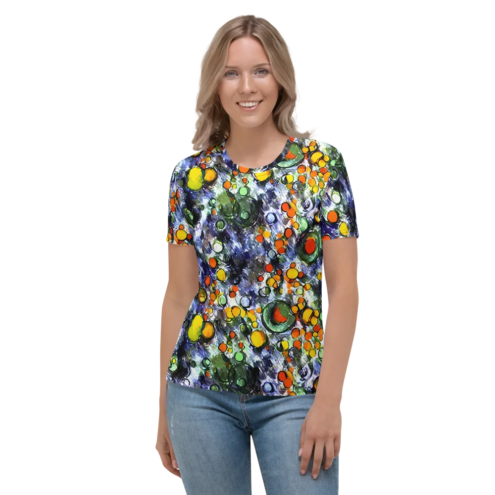 Neon Still Life on Women's Crew Neck T-Shirt — Front