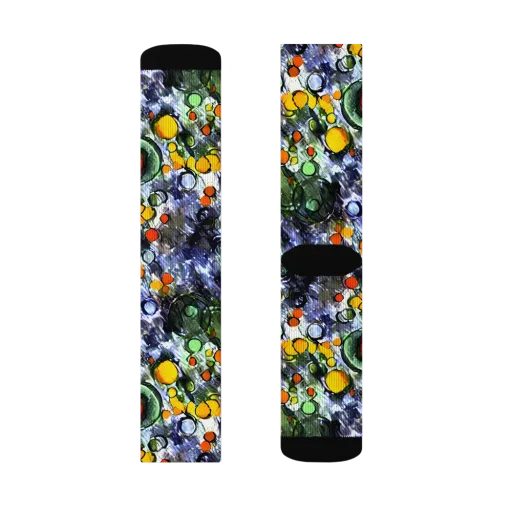 Neon Still Life on a Socks