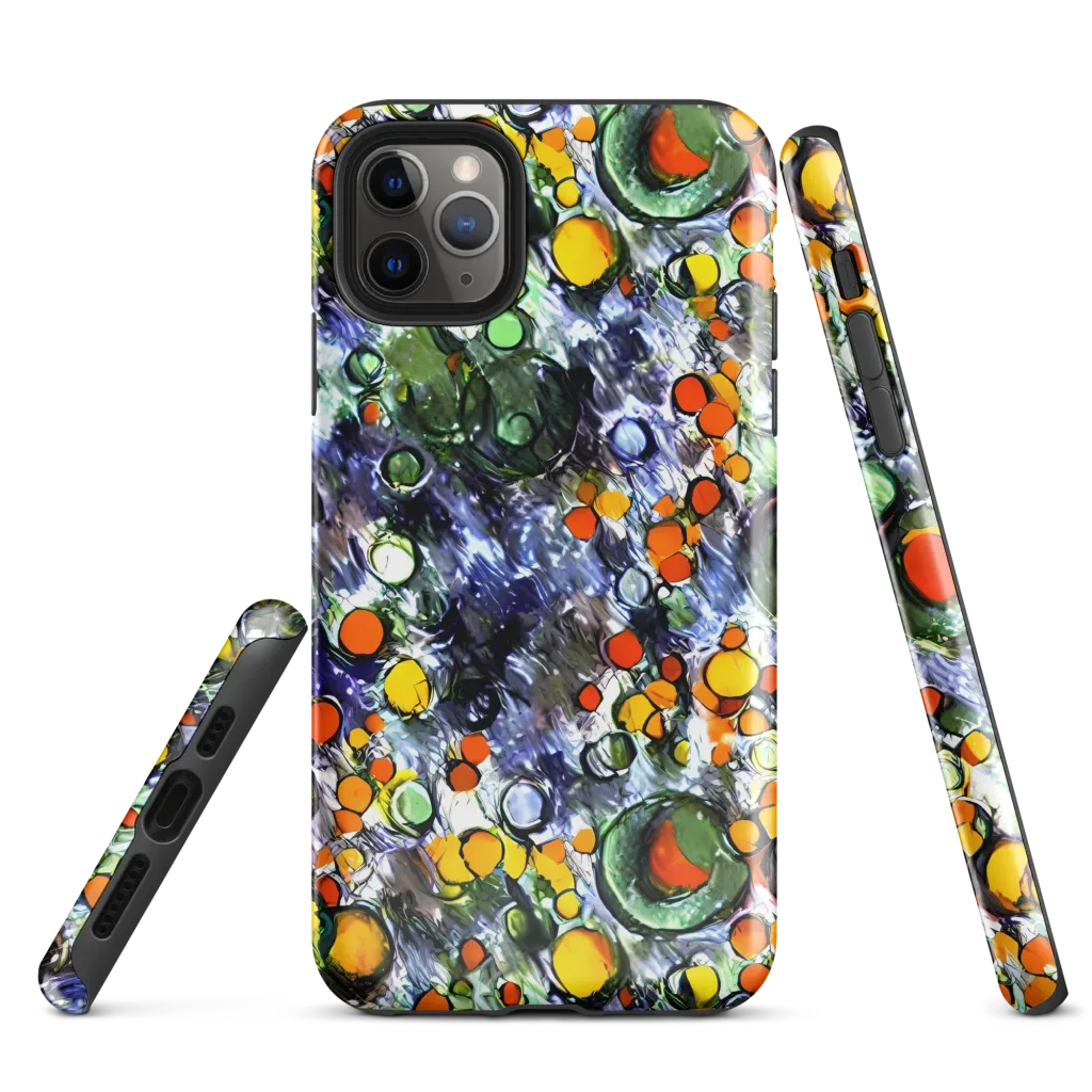 Neon Still Life on Tough Case for iPhone® — Front