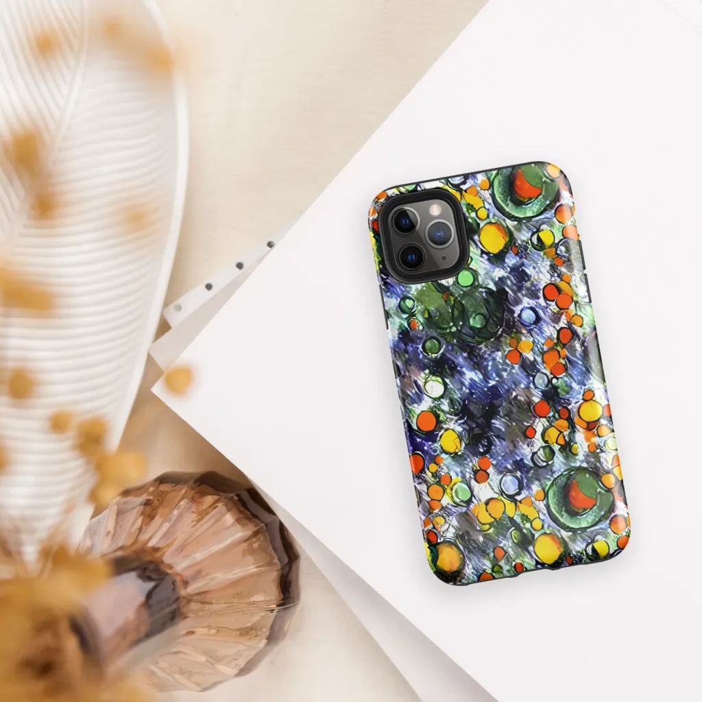 Neon Still Life on Tough Case for iPhone® — Front