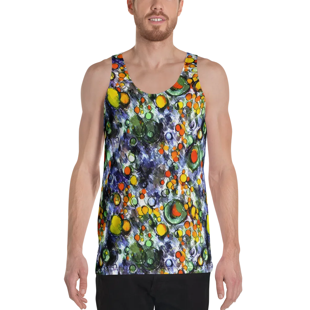Neon Still Life on Men's Tank Top — Front