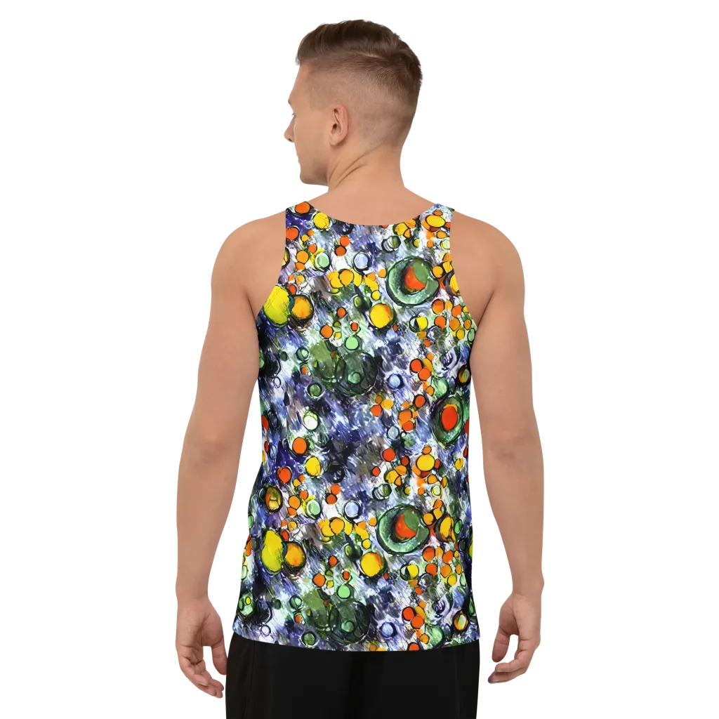 Neon Still Life on Men's Tank Top — Back
