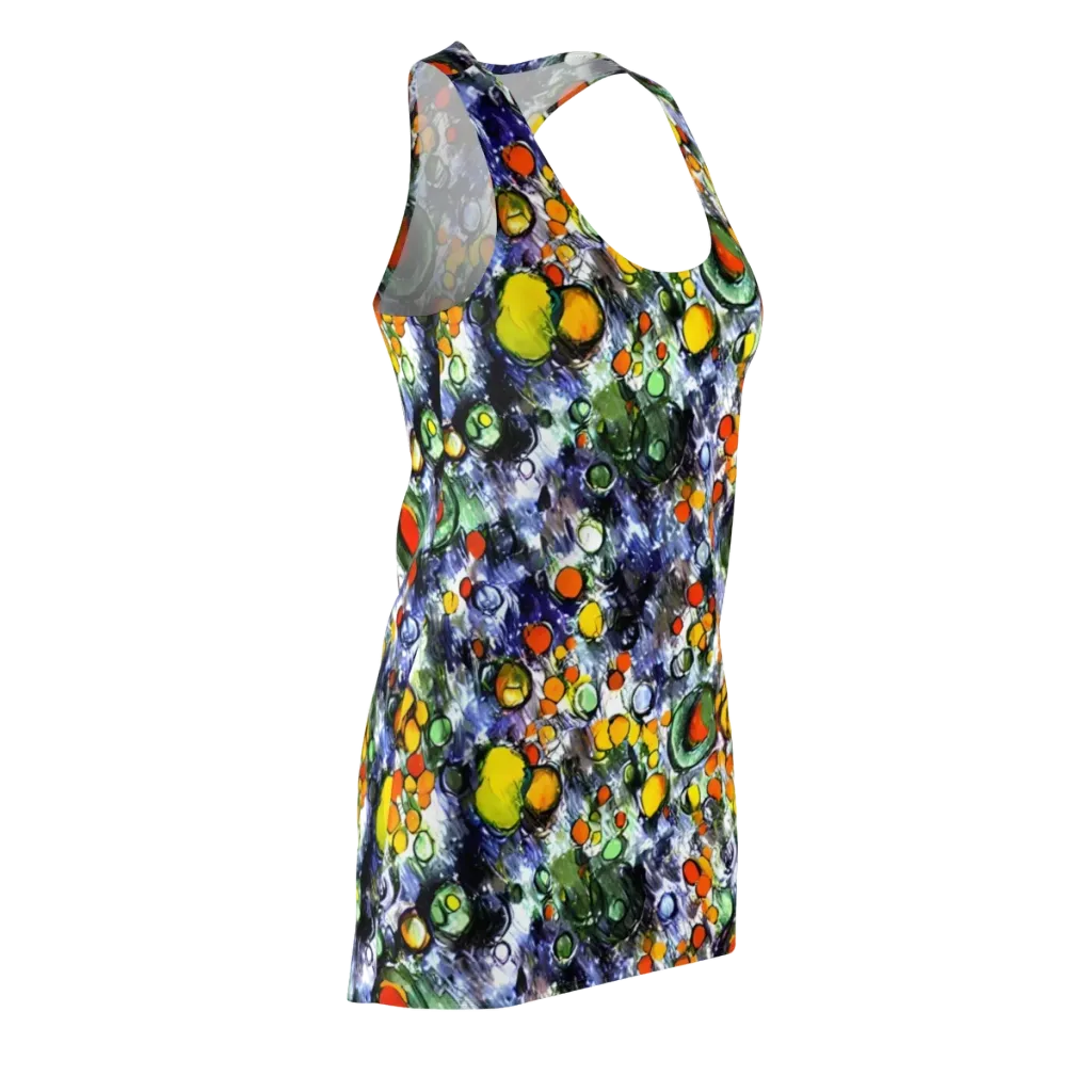 Neon Still Life on Racerback Dress — Front Side