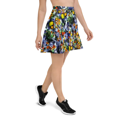 Neon Still Life on a Skater Skirt