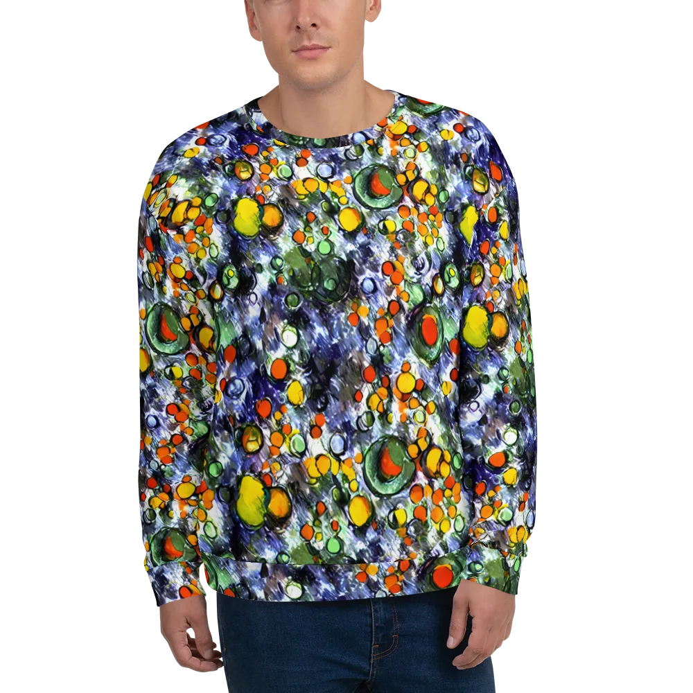 Neon Still Life on Sweatshirt — Front