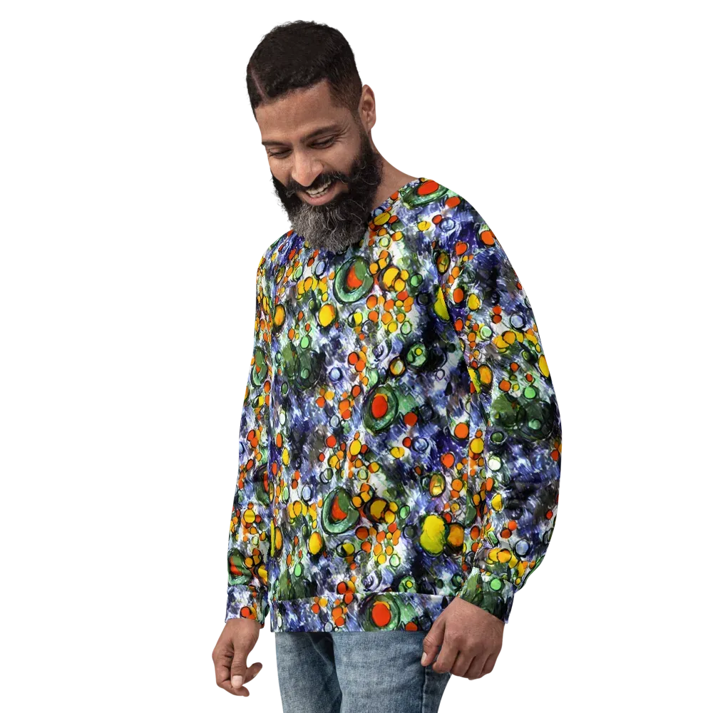 Neon Still Life on Sweatshirt — Left Front