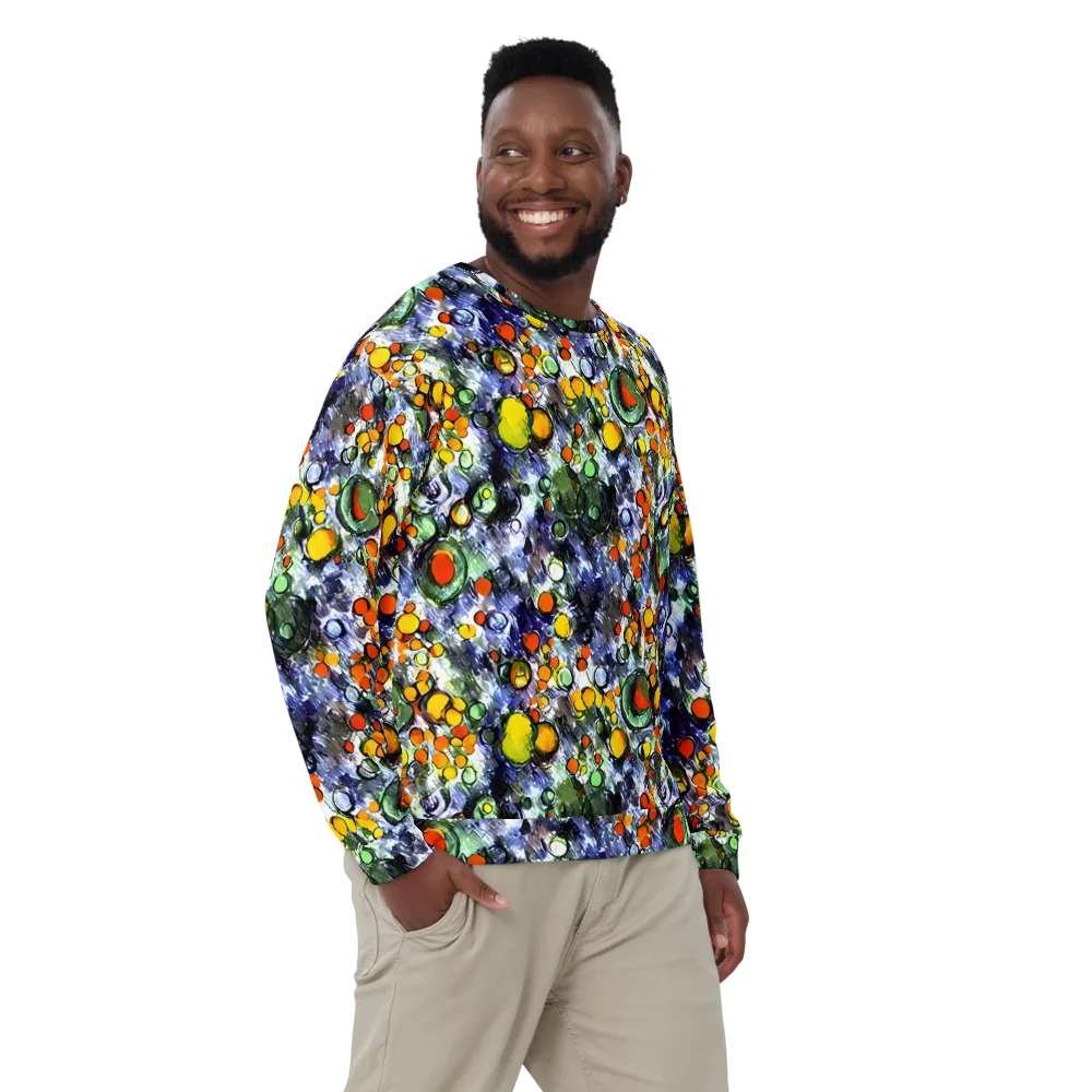 Neon Still Life on Sweatshirt — Front