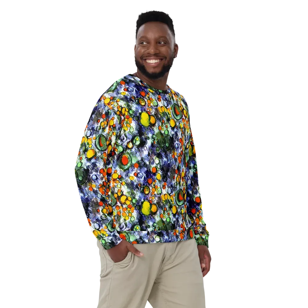 Neon Still Life on Sweatshirt — Front