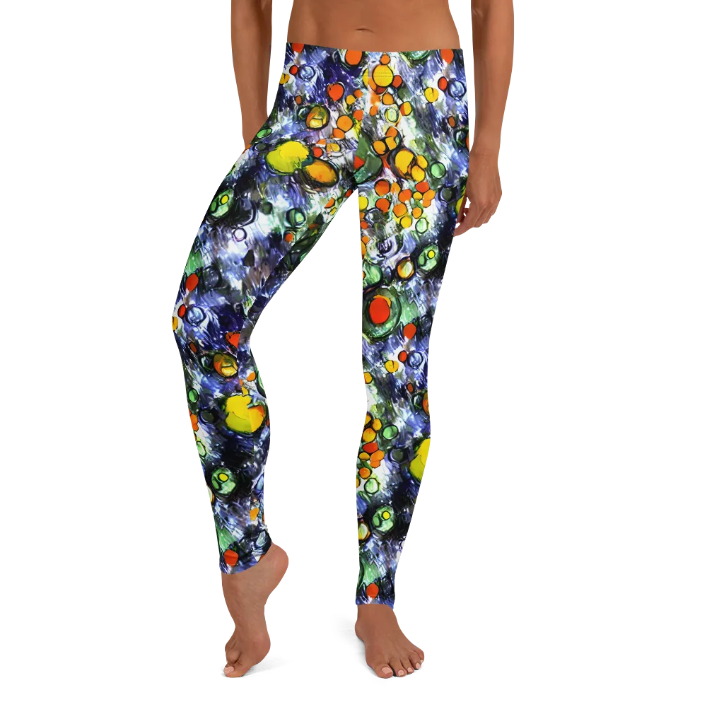 Neon Still Life on Leggings — Front