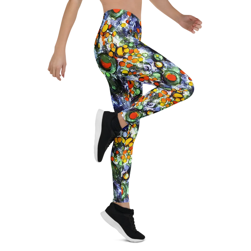 Neon Still Life on Leggings — Right