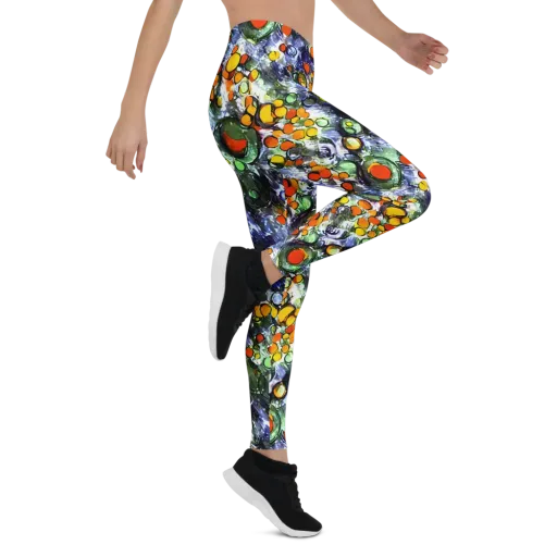 Neon Still Life on a Leggings