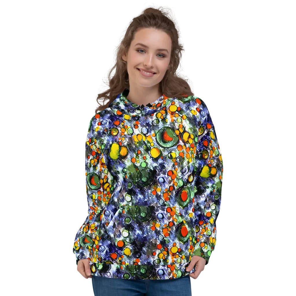 Neon Still Life on Hoodie — Front